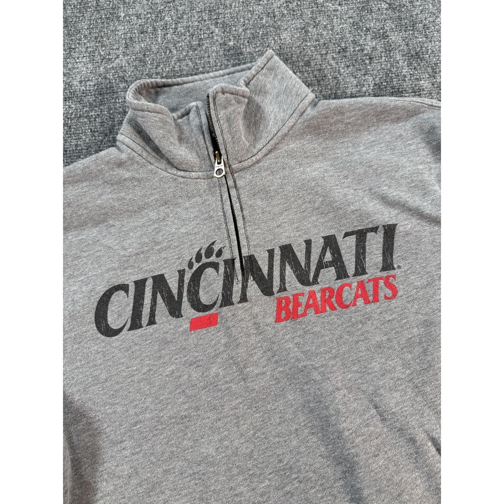 Cincinnati Bearcats Sweatshirt Mens Small Gray NCAA College Football Pullover
